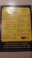 Le Petit Saigon menu