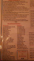 Spotted Horse Tavern menu