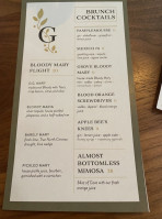 Grove menu