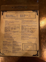 Blaum Bros. Distilling Co. menu