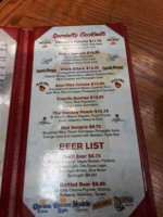 Pancho's Las Vegas menu