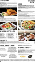 Symposium Cafe Restaurant & Lounge menu