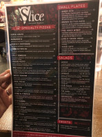Slice Pizza Brewhouse menu