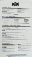 The Admiral menu