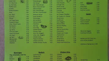 Dakota Drive Inn menu