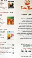 Truong Thanh Vietnamese Restaurant Ltd menu