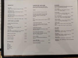 The Cellar menu