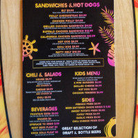 Burger-board menu