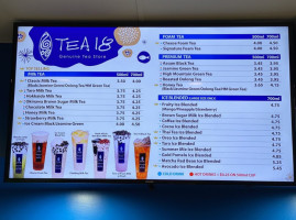 Tea 18 Genuine Tea Stores menu