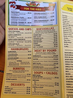 Jalisco Food Truck menu