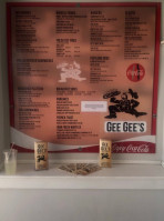 Gee Gee's Pizza Grill menu