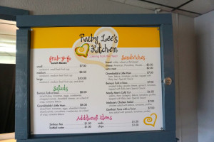 Ruby Lee's Kitchen menu