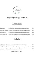 Napoli's menu