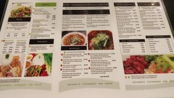 Authentic Vietnamese Pho House menu