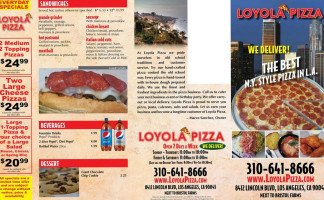 Loyola Pizza food