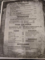 Los Guachos menu