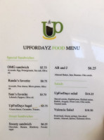 Upfordayz Coffee, Tea Juice menu