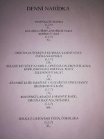 Restaurace Florian menu