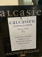 Calcasieu Catering And Events By Link Group menu