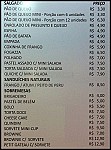 Café Anália menu