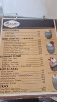 Rekados Cafe And menu