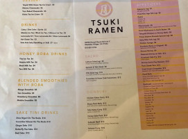 Tsuki Ramen menu