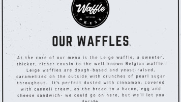 The Waffle Press food