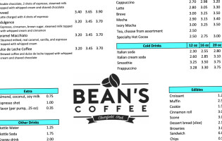 Bean's Coffee Clearfield food