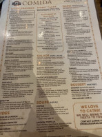 Papi's Tacos menu