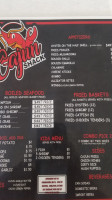 Cajun Shack menu