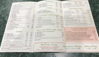 Bambino’s Pizza, Subs, And More menu