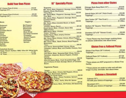 Wagner's Pizza Bus menu