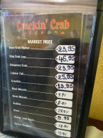 Crackin' Crab Seafood Boil inside