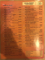 Tempura Express menu