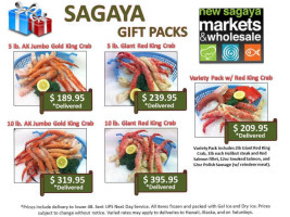 New Sagaya Midtown Market menu