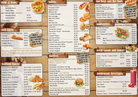 Noah's Ark Fish Eatery menu
