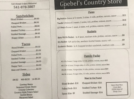 Goebel’s Country Store outside
