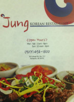 Jung's Korean menu