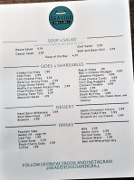 Seaside Dogs And Grill menu