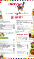 Alebrije Delicias Mexicanas food