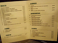 Cerveceria El Barrilito menu