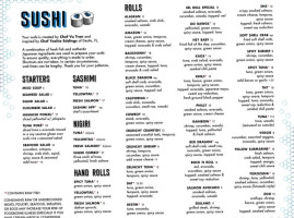 Chuck's Fish Athens menu