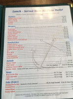 Anchor Inn menu
