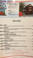 Le Barn Appetit Inn Creperie menu