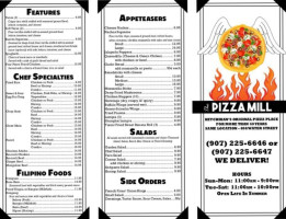 Pizza Mill menu