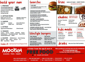Mooyah Burgers, Fries Shakes menu