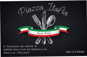 Piazza Italia food