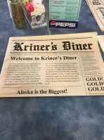 Kriner's Diner food