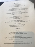 The Marx Bros Cafe menu