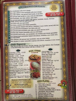 Los Reyes menu
